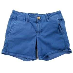 American Eagle Women's Blue Denim Shorts Size 2
